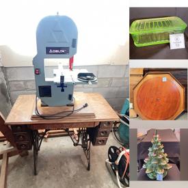 MaxSold Auction: This online auction features MCM furniture, desk & chair, TVs, stamps, Blue Mountain pottery, transferware, vintage Red Wing pottery, Art Deco lamps, vintage violin, games, guitar, watches, gold jewelry, teacup/saucer sets, porcelain dolls, Carnival glass, Casio keyboard, fishing gear, Depression glass, crocks hardware, power & hand tools, planters, vintage bottles, garden tools, sad irons, chainsaw, oil lamps, antique snowshoes, air compressor, and more!n