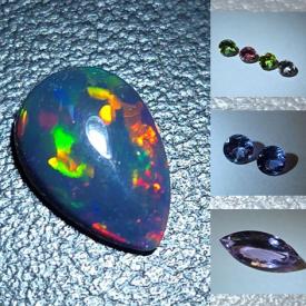 MaxSold Auction: This online auction features loose gemstones, including opals, tanzanites, sapphires, tourmalines, rubies, citrines, amethysts, ametrine, peridots, emeralds, moonstones, and more!!