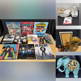 MaxSold Auction: This online auction features coins, vintage books, costume jewelry, perfume bottles, decorative plates, speakers, garden tools, women’s footwear, games, puzzles, garden art, beauty appliances, TV, oil lamp, Disney collectibles, matted photographs, nutcracker, small kitchen appliances, pet products, printer, Willow Tree figurines, art glass, vinyl records, outerwear, CDs, tiller, violin, flute, Annalee dolls, Longaberger, art pottery, perfume bottle, and more!