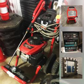 MaxSold Auction: This online auction features tables, Dressing vanity on wheels, Portable Wardrobe, Clothing Rack, Honda Generator, Directors Chairs, Canopy Tent, cleaning tools,  Hand Truck, Dolly and much more.