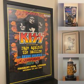 MaxSold Auction: This online auction features live plants, Troy Hunt artwork, Lladro figurines, coins, decorative plates, Skylander figurines, stamps, silver jewelry, pet products, framed music posters, Pokémon cards, sports trading cards, games, steins, comics, Lusterware, power & hand tools, and more!