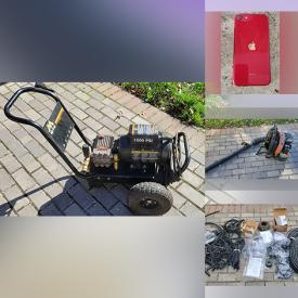 MaxSold Auction: This online auction features power washers, power & hand tools, garden tools, RV equipment, bike carrier, food dehydrator, cedar benches, live edge slabs, stereo components, printer, and more!\n