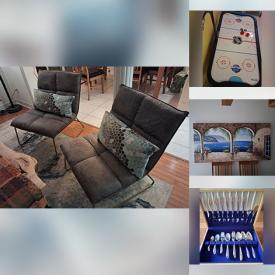 MaxSold Auction: This online auction features air hockey table, CDs, new wireless speakers, bike, men’s clothing, ball chair, toys, craft supplies, games, puzzles, pet products, fitness gear, Star Wars collectibles, DVDs, dashcam, and more!