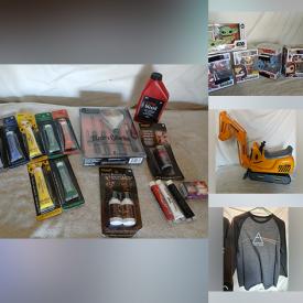 MaxSold Auction: This online auction features POP figures, skateboard, CDs, toys, sports apparel & collectibles, metal signs, comics, men’s footwear, quilts, power tools, marbles, sports equipment, power & hand tools, jewelry making supplies,  Joan Thompson pastels, costume jewelry, fabric, small kitchen appliances, sports trading cards, grow supplies, electric organ, children’s books, cameras, Star Wars figures, slot machine, and more!