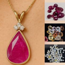 MaxSold Auction: This online auction features gemstone jewelry, gold jewelry, silver jewelry, loose gemstones, including tourmalines, garnets, topaz, rubies, diamonds, sapphires, moissanites, opals, and much more!