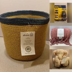 MaxSold Auction: This online auction features new items, including bed linens, craft kits, small kitchen appliances, table linens, baskets, office supplies, work gloves, throws, garden tools, Squishmallows, recessed light fixtures, kids’ clothing & footwear, outerwear, men’s & women’s clothing, and more!