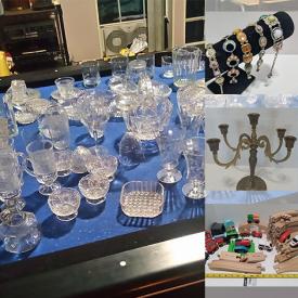 MaxSold Auction: This online auction features Madame Alexander dolls, vintage Lusterware, women’s clothing, small kitchen appliances, costume jewelry, antique chinoiserie, Christmas village houses & accessories, power tool, beauty appliances, art glass, Hull pottery, McCoy pottery, craft stamps, wood train sets, teacup/saucer sets, and more!