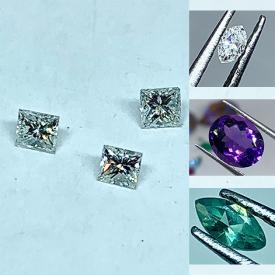 MaxSold Auction: This online auction features gemstone jewelry and loose gemstones, including sapphires, diamonds, citrines, emeralds, alexandrites, amethysts, and more!\n