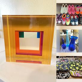 MaxSold Auction: This online auction features tote bags, vinyl records, printer, TV, monitor, office supplies, cookie jar, glass ornaments, sports equipment, fitness gear, telescope, Agnes Copeland print, painting supplies, plumbing & electrical supplies, hand tools, metal sculptures, craft supplies, garden art, women’s footwear, computer desk, wheelchair, mobility aids, TV, women’s clothing, and more!