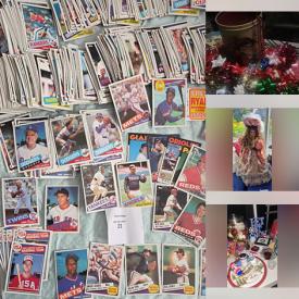 MaxSold Auction: This auction features Pewter Figurines, Sports Cards, Craft Supplies, Pyrex, Books, Vintage Magazines, Holiday Decor, Dolls, Brass Decor, Jewelry, Dinnerware, Folding Screen, Toys, Nativity Set and much much more!