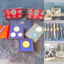 MaxSold Auction: This auction features Wood Decor, Storage Containers, Luggage, Collectible Coins, Trinket Boxes, Husqvarna Serger, Jewelry, Sporting Goods, Books, Ladies Shoes, Handbags, Frames, Food Processor,  Holiday Decor, Mugs, Hummel Figurines,  Cookware, Cat Condo, Ladies Clothing  and much much more!