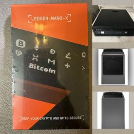 MaxSold Auction: This online auction features patio furniture, mirrors, men’s clothing, girls’ clothing & footwear, toys, area rugs, kids’ Halloween costumes, desktop computer, washer, dryer, virtual reality headset, home electronics, Bitcoin Ledger, small kitchen appliances, door hardware, retractable baby gates, and more!