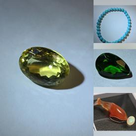 MaxSold Auction: This online auction features gemstone jewelry and loose gemstones, including opals, tanzanites, rubies, armetrine, tourmalines, peridots, spinels, aquamarines, garnet, aquaprase, sapphires, diopsides, and more!!\n