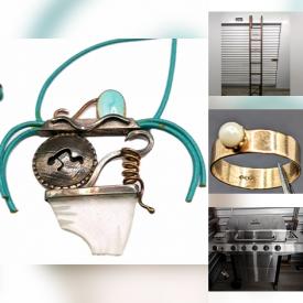 MaxSold Auction: This online auction features NIB basketball hoop, chest freezer, BBQ grill, mirrors, toys, window AC units, men’s & women’s clothing, Sentry safe, small kitchen appliances, wooden sculpture, salon chair, vintage planters, sewing machine, electric fireplace, gold & costume jewelry, and more!