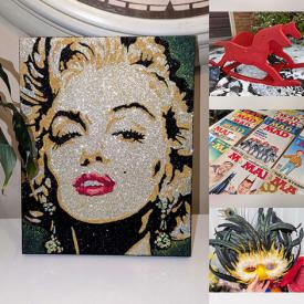 MaxSold Auction: This online auction features art & craft supplies, party supplies, vintage typewriter, hardware, hand tools, office supplies, guitar, amp, pressure washer, vintage bottles & tins, women’s clothing & footwear, art glass, vintage steamer trunk, antique hardware, MCM sculpture, antique books, teacup/saucer sets, DVDs, games, toys, art pottery, wood figurines, vintage skis, pet products, costume jewelry, vintage car parts, and more!