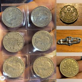 MaxSold Auction: This online auction features coins, silver jewelry, tokens, and more!