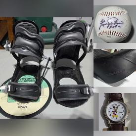MaxSold Auction: This online auction features women’s footwear, watches, small kitchen appliances, display fridge, costume jewelry, game, power tools, sports collectibles, pet products, toys, hunting apparel, and more!n