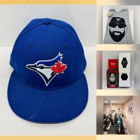 MaxSold Auction: This online auction features men’s & women’s clothing & footwear, sports apparel, watches, antique espresso set, sports collectibles, exercise equipment, pet products, air purifier, dehumidifier, men’s jewelry, storage bins, toys, and more!n