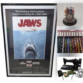 MaxSold Auction: This online auction features Pokémon cards, sports trading cards, vintage marbles, antique books, coins, banknotes, vinyl records, pop culture figures, games, Star Wars collectibles, marbles, CDs, art glass, Blue Mountain pottery, silver & costume jewelry, watches, video game console, stamps, collectible diecast, comics, DVDs, Disney collectibles, and more!