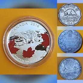 MaxSold Auction: This auction features Collectible Coins such as Canadian Commemorative Dollars, 1967 Nickels, 50 Cent Pieces, Silver Coins, Colored Coins, International Coins, Vietnam Paper Currency, Sealed Mint Coins and much much more!