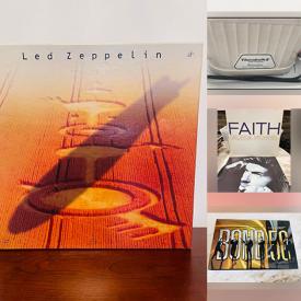 MaxSold Auction: This online auction features CDs, pewter frames, art glass, DVDs, Blu-rays, decanter, vinyl records, brass drawer pulls, nesting dolls, trinket boxes, string lights, and more!