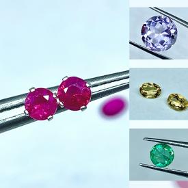 MaxSold Auction: This online auction features gemstone jewelry and loose gemstones, including garnets, sapphires, amethysts, emeralds, citrines, peridots, rubies, opals, and more!