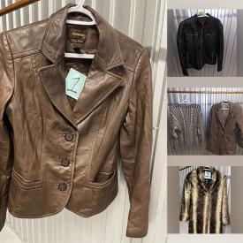 MaxSold Auction: This online auction features men’s & women’s clothing, including leather jackets, sweaters, snow pants, hoodies, outerwear, and more!\n