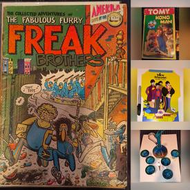 MaxSold Auction: This online auction features Funko Pops, collectible die-cast vehicles, vintage toys, comics, games, Pokémon collectibles, antique books, decanter set, vinyl records, Star Trek collectibles, model kits, Star Wars collectibles, sports trading cards, vintage Pyrex, sports collectibles, video games, and more!