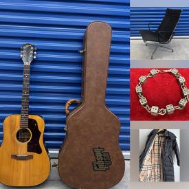 MaxSold Auction: This online auction features guitar, art glass, vintage Herman Miller chair, silver & costume jewelry, designer handbag, watches, camera & lenses, and more!
