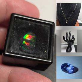 MaxSold Auction: This online auction features gemstone jewelry and loose gemstones including tourmalines, aquamarine, opal, peridot, sapphire, citrine, topaz, garnets, tanzanite, ametrine, moissanite, emerald, and more!