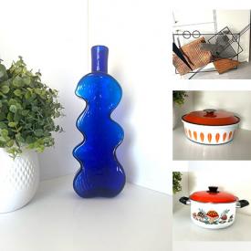 MaxSold Auction: This online auction features vintage Pyrex, art glass, Carnival glass, antique bronze sculptures, vintage Tonala pottery, uranium glass, art books, outerwear, metal wall art, McCoy pottery, and more!