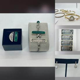 MaxSold Auction: This online auction features silver jewelry, gemstone jewelry, costume jewelry, thimble collection, banknotes, coins, stone carvings, Buddha statues, art glass, bone china florals, brass rubbing prints, camera & accessories, games, bikes, children’s books, puzzles, desk, and more!n