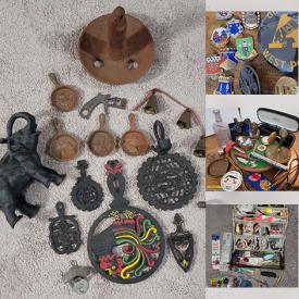 MaxSold Auction: This online auction features vintage bottles, vintage cast iron tea set, fishing gear, silver & costume jewelry, children’s books, comics, Pokémon cards, vintage ashtrays, vintage Pyrex, art glass, sports trading cards, watches, vintage lighters, and more!