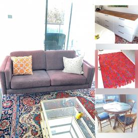 MaxSold Auction: This online auction features glass table, art pottery, art glass, hand tools, small kitchen appliances, dresser, night tables, framed artwork, and more!