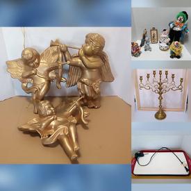 MaxSold Auction: This online auction features cloisonne & costume jewelry, die-cast vehicles, sports trading cards, Precious Moments, men’s clothing & footwear, painting supplies, Madame Alexander mini dolls, craft kits, antique singing bowl, art pottery, McCoy pottery, aquarium supplies, and more!