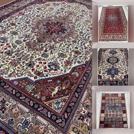 MaxSold Auction: This online auction features Persian rugs & runners, including Tabriz, Isfahan, Gharajeh, Hamedan, Shiraz, Zanjan, Torkaman, and more!