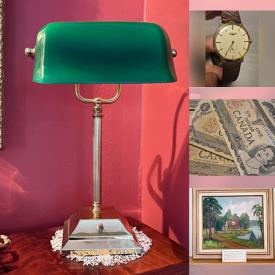 MaxSold Auction: This online auction features collectible Barbies, silver, gold & costume jewelry, watches, stamps, coins, banknotes, wicker furniture, snuff bottles, art glass, Royal Doulton figurines, area rugs, vanity table, antique oil lamp, antique books, sofa bed, desk, sewing machine, games, vintage matchbook collection, bar stools, decanter set, small kitchen appliances, children’s books, glass ornaments, antique farm tools, patio furniture, electric fireplace, power & hand tools, and more!