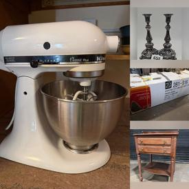 MaxSold Auction: This online auction features men’s footwear, NIB Hess trucks, Funko Pops, sterling & costume jewelry, Swarovski jewelry, perfume bottles, small kitchen appliances, children’s books, DVDs, pet products, stained glass panel, art pottery, art glass, Judaica, sports trading cards, Coca-Cola collectibles, bell collection, antique books, art books, nutcracker collection, collector plates, Jasper ware, CDs, fishing gear, oil lamps, and more!