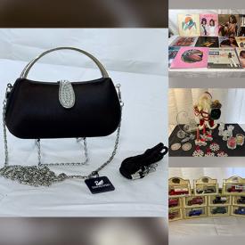 MaxSold Auction: This online auction features Christmas house, Disney collectibles, vintage tin toys, collectible die-cast vehicles, handbags, parfums, vinyl records, and more!