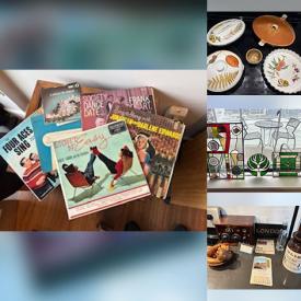 MaxSold Auction: This online auction features area rug, desk, metal cafe set, electric BBQ, Lladro figurines, wood carvings, printers, office supplies, home health aids, hand tools, stereo components, costume jewelry, small kitchen appliances, Evesham, stained glass pieces, and more!