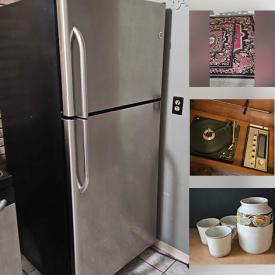 MaxSold Auction: This online auction features area rugs, shelving unit, refrigerator, desk, linens, DVDs, women’s clothing, costume jewelry, sunglasses, storage crock, coins, children’s books, and more!