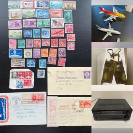 MaxSold Auction: This online auction features Pokémon cards, Yu-Gi-Oh cards, toy vehicles, drones, desktop computer, cycling gear, TV, skates, home electronics, DVDs, stamps, men’s footwear, fitness gear, vintage leather lederhosen, and more!