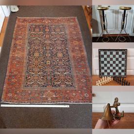 MaxSold Auction: This online auction features Persian area rugs, Elvis collectibles, vintage Bossons, DVDs, sports collectibles, teacup/saucer sets, planters, children’s books, NIB inversion chair, Funko Pops, art pottery, fitness gear, toys, brass collectibles, Mighty Beanz collectibles, and more!