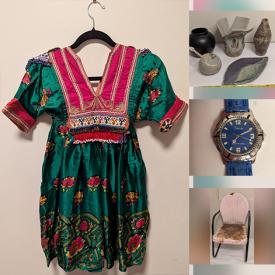 MaxSold Auction: This online auction features perfume bottles, scarves, winter hats & mittens, men’s & women’s clothing & footwear, costume jewelry, buttons, watches, vinyl records, art glass, stained glass light, art pottery, children’s books, pet products, CDs, DVDs, games, vintage microscope, and more!