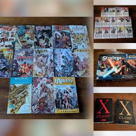 MaxSold Auction: This online auction features graphic novels, comics, Manga, games, action figures, video game console, and more!