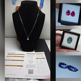 MaxSold Auction: This online auction features gemstone jewelry and loose gemstones, including opals, rubies, tanzanites, amethysts, tourmalines, sapphires, aquamarines, emeralds, spinels, topaz, garnet, and more!