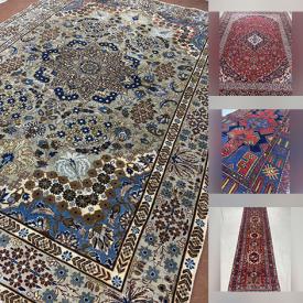 MaxSold Auction: This online auction features Persian rugs & runners, including Kashan, Tafresh, Zanjan, Hamedan, Ardebil, Saveh, Gharajeh, Arak, Shiraz, Torkaman, and more!