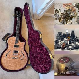 MaxSold Auction: This online auction features mobility equipment, guitars, amplifiers, Casio keyboard, exercise equipment, drone, fitness gear, printers, vinyl records, telescope, golf clubs, matted photos, bikes & accessories, nutcrackers, cameras & lenses, power tools, art pottery, small kitchen appliances, stamps, watches, coins, costume jewelry, Christmas village, and more!