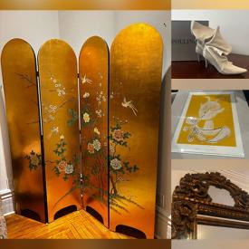 MaxSold Auction: This online auction features vintage vanity, rug runner, exercise equipment, dining table & chairs, ride-on car, folding screen, fireplace mantel, outerwear, women’s clothing & footwear, collector plates, toys, Legos, and more!