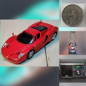 MaxSold Auction: This online auction features RC car, NIB solar cap lights, power & hand tools, craft stamps, tool boxes, painting supplies, chainsaw, kids’ books, games, collectible die-cast vehicles, home electronics, lawnmowers, sports trading cards, snow blower, garden tools, and more!